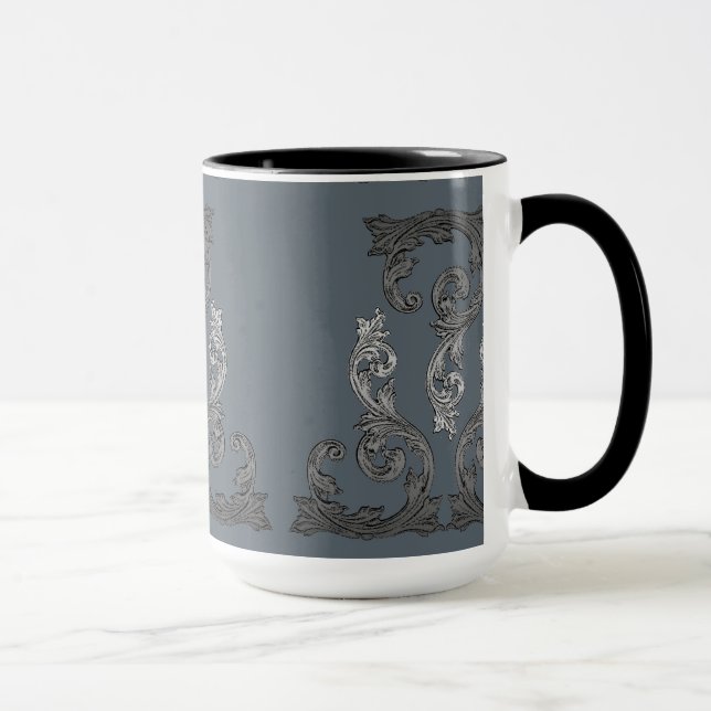 Elegant Ornate Goth Design Mugg (Höger)