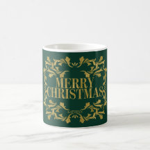 Elegant Ornate Guld God jul Coffee Mugg