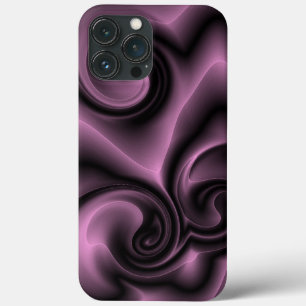 Elegant Ornate Psychedelic Lila Swirls Mönster