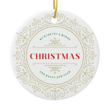 Elegant Ornate Ram Julhälsningar