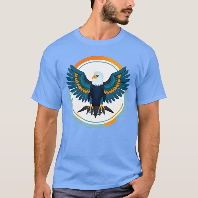 Elegant örnvapen t shirt (Framsida)