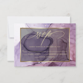 Elegant OSA Ro Rosa Plum Lila vid Marblodd Bläck
