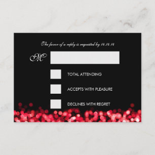 Elegant OSA Sweet sixteen Sparkling Ljus Red Kort