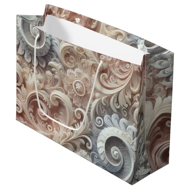 Elegant Övertoning Pastel Snöre Mönster Medium Gif (Framsidan Vinklad)