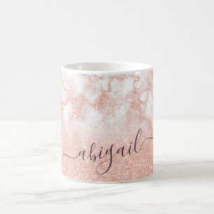 Elegant övertoningsmarmor av koppar från glitter