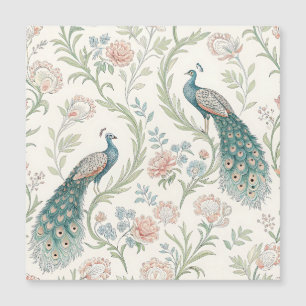 Elegant Påfågel Blommig Vintage (1)