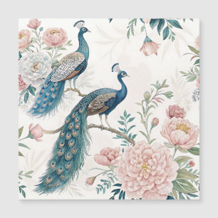 Elegant Påfågel Blommig Vintage (6)