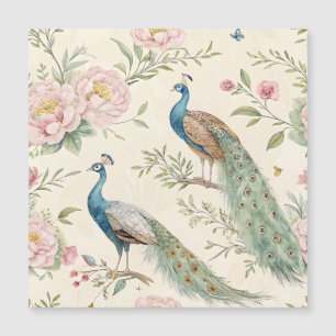 Elegant Påfågel Blommig Vintage (9)