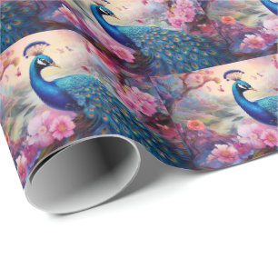 Elegant Påfågel Presentpapper