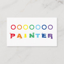 Elegant Painters regnbåge färgad punkter