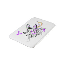 Elegant Paisley Blommig Baddrukmatta Badrumsmatta