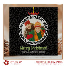 Elegant Paisley Familjefoto