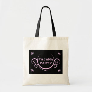 elegant pajama-partinbjudan tygkasse