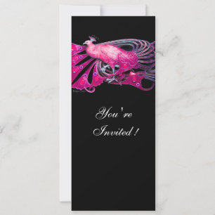 ELEGANT PAJON I FUCHSIA, ROSA OCH SVART INBJUDNINGAR