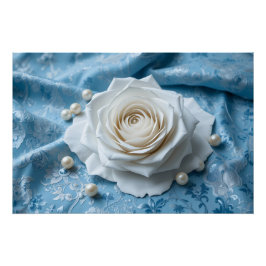 Elegant Papercraft still Life Perfect Poster