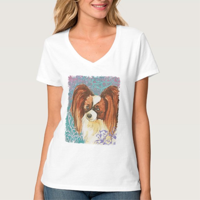 Elegant Papillon T Shirt (Framsida)