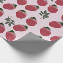 Elegant Papper vattenfärgsjordgubbssvällning