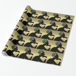 Elegant Papper Woman Wrapping - SRF Presentpapper