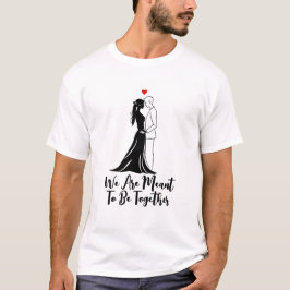 Elegant par i Kärlek Design T Shirt