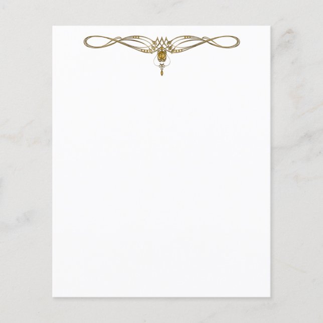 Elegant pärla brevpapper (Framsida)