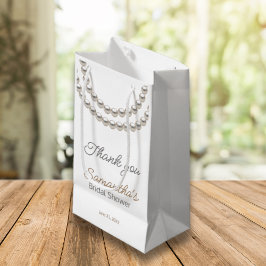 Elegant pärlhalsband Bröllopsdusch