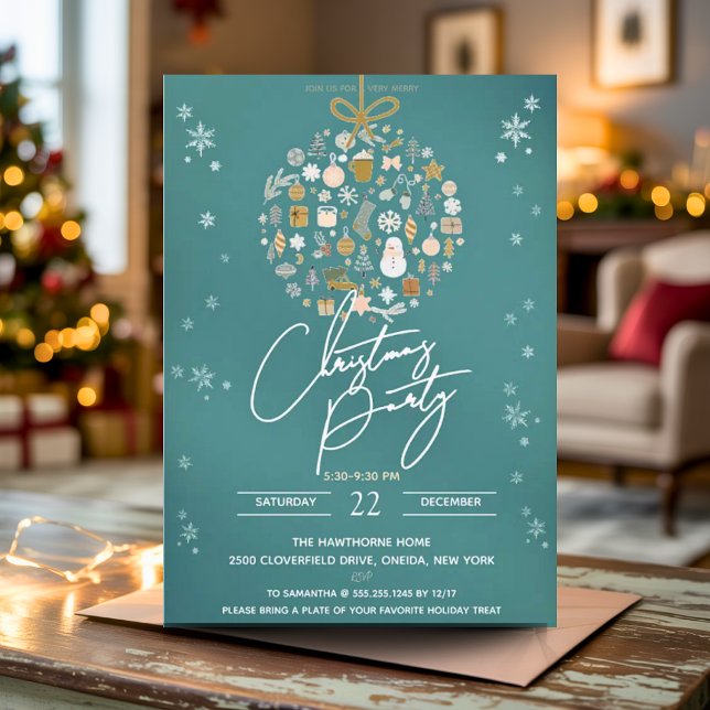 Elegant: Party Festive Helgdag Minimalist Inbjudningar (Skapare uppladdad)
