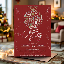 Elegant: Party Festive Helgdag Minimalist Inbjudningar