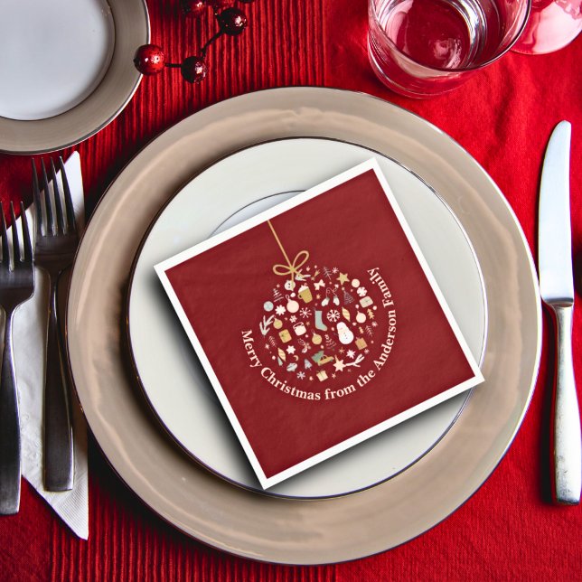 Elegant: Party Festive Helgdag Minimalist Pappersservett (Skapare uppladdad)