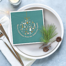 Elegant: Party Festive Helgdag Minimalist Pappersservett