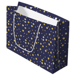Elegant Party Gift Bag för marin Guld