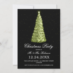 Elegant Party Lime Green Inbjudningar