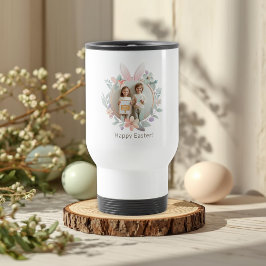 Elegant påsk fotoram | Kanin krans design Resemugg