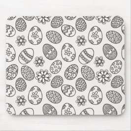 Elegant påskäggblommönster | Mousepad Musmatta