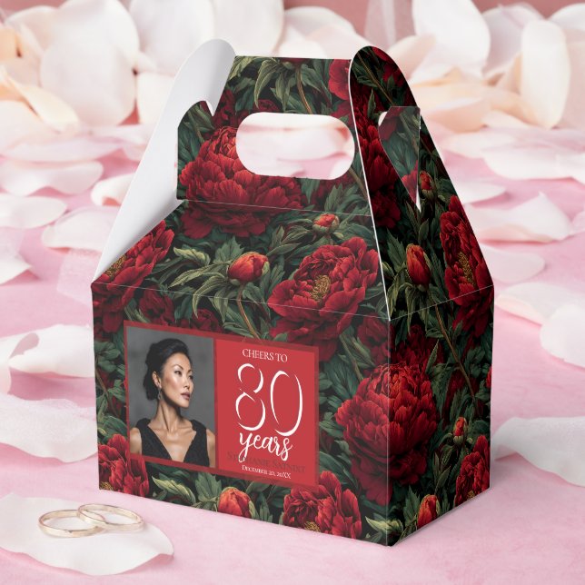 Elegant Påsklilja Blommig Accent Födelsedag Presentaskar (Bröllop)