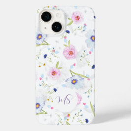 Elegant Pastel Blommigt Apple Samsung Phone Case
