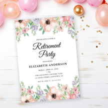 Elegant Pastel Blommigt Pension Party