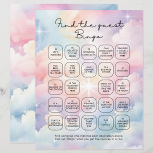 Elegant Pastel Clouds hittar gästblocket