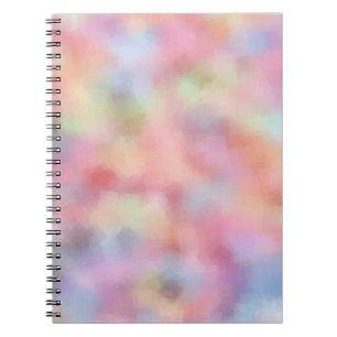 Elegant Pastel Färg-mall Modern Red Anteckningsbok