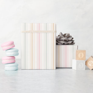 Elegant Pastel Rand Wrapping Papper Roll Presentpapper