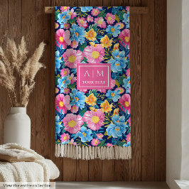 Elegant Pastel Rosa Blanket Personligt bröllp Gift Fleecefilt