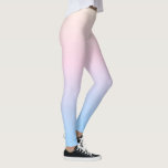 elegant Pastel rosa blue bright gradient färg Leggings<br><div class="desc">elegant pastel rosa blue bright gradient färg. vacker, oskarp bakgrund. modern blandningsbakgrund. estetisk abstrakt. Mjuk aurora färg.</div>
