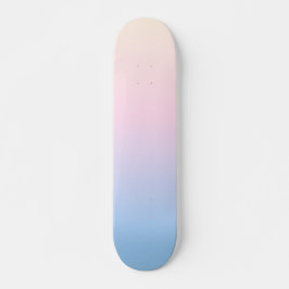 elegant Pastel rosa blue bright gradient färg Mini Skateboard Bräda 18,5 Cm