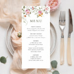 Elegant Pastel Rosa Boho Wildblomma Bröllop Meny<br><div class="desc">Om du vill göra ytterligare anpassningar klickar du på "Anpassa den här mallen" och sedan på "Redigera med Design Verktyg". Snyggten kan redigeras enkelt för att använda bröllop-mallar,  fler objekt finns i butiken (inbjudningar,  osa,  tackkort,  papper och dekoration). Kontakta mig om du behöver hjälp eller matchande artiklar.</div>