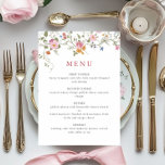 Elegant Pastel Rosa Boho Wildblomma Bröllop Meny<br><div class="desc">Om du vill göra ytterligare anpassningar klickar du på "Anpassa den här mallen" och sedan på "Redigera med Design Verktyg". Snyggten kan redigeras enkelt för att använda bröllop-mallar,  fler objekt finns i butiken (inbjudningar,  osa,  tackkort,  papper och dekoration). Kontakta mig om du behöver hjälp eller matchande artiklar.</div>