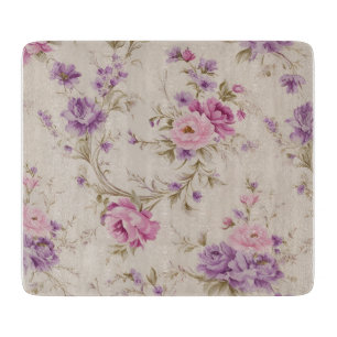 Elegant Pastel Rosa & Lila Garden Blooms