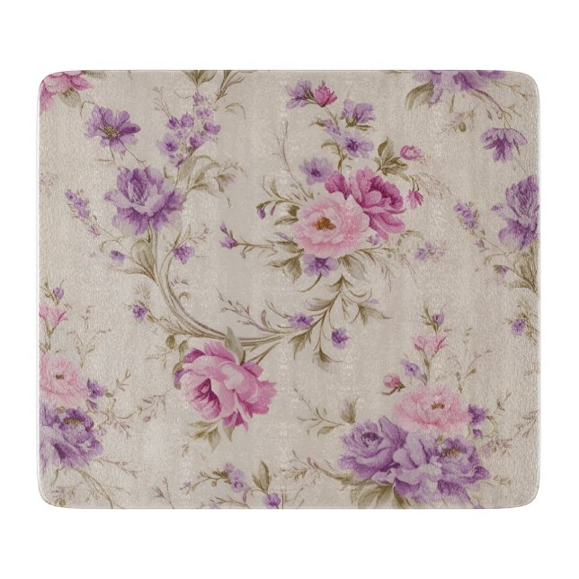 Elegant Pastel Rosa & Lila Garden Blooms (Framsidan)