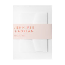 Elegant Pastell Minimal Modern  Inbjudan Buk  I