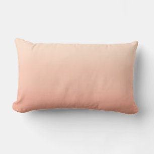 Elegant Pastell Orange Färgövergång Lumbarkudde