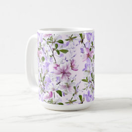 Elegant Pastellblomma Kaffemugg