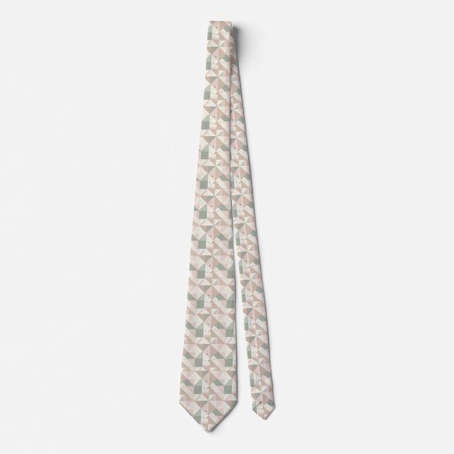Elegant Pastellgeometri Slips (Framsida)